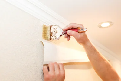 Pose de papier peint à Kuntzig — revêtements muraux et toiles de verre